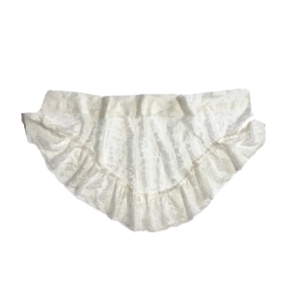1 Vintage Lace Valance Short Curtain Delicate Victorian Fancy Luxury Ruffle